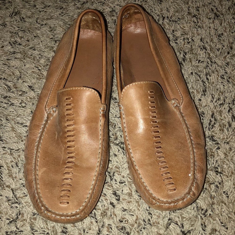 Tan Leather Loafers